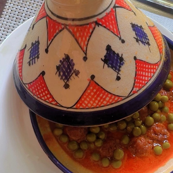 Tajine Boulettes Viande Hachée + Petits Pois + Œuf